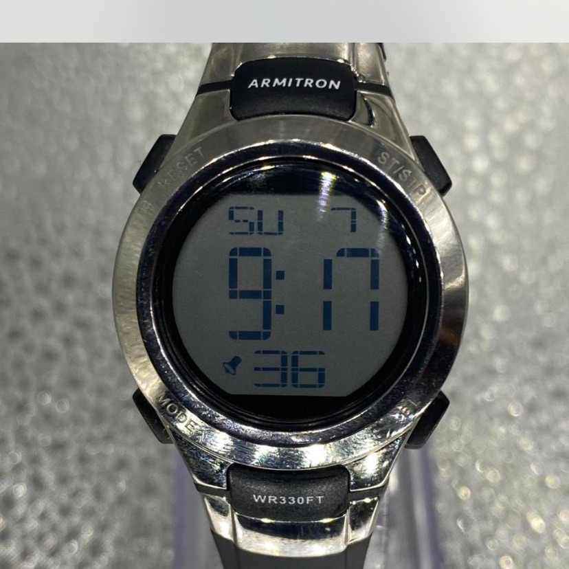 Armitron Black And Silver Digital Timepiece